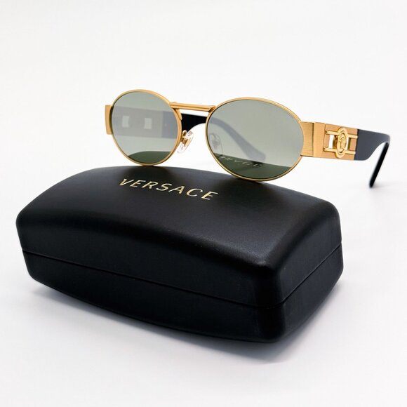 NEW VERSACE SUNGLASSES VE2264 1002/30 SILVER WOMEN EYEWEAR VE2264 100230